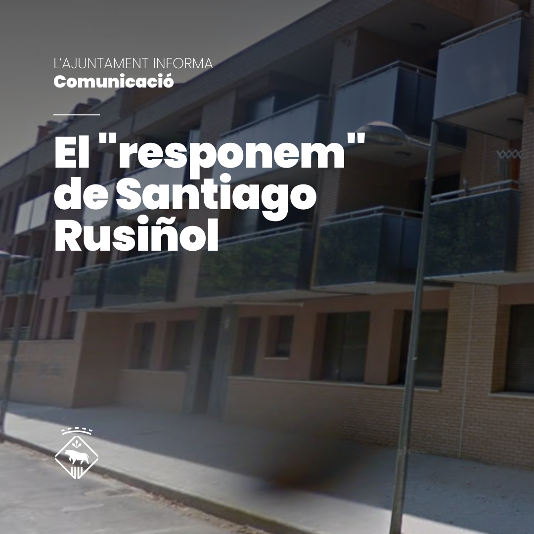 El "responem" de Santiago Rusiñol