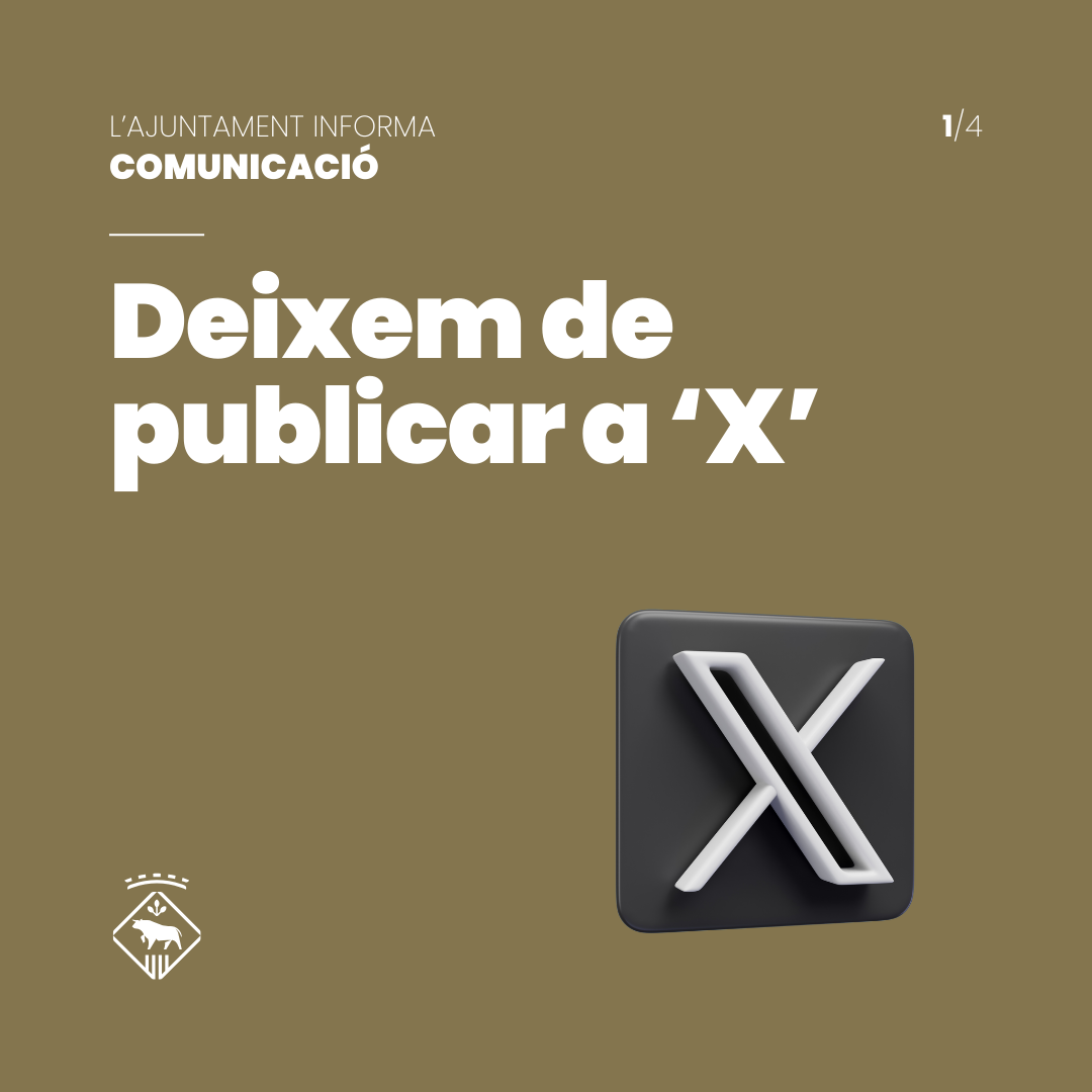 Deixem de publicar a 'X'