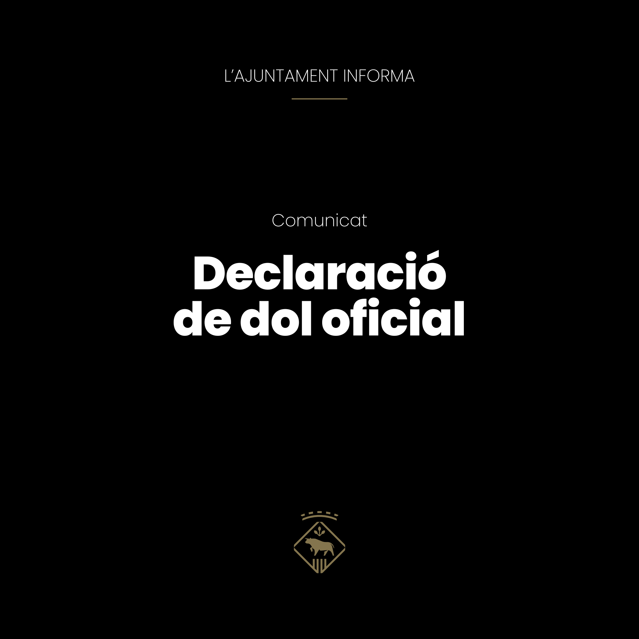 Declaració de dol oficial