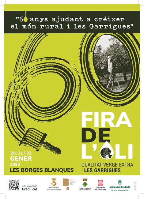 El cartell de la 60a Fira de l'Oli i les Garrigues